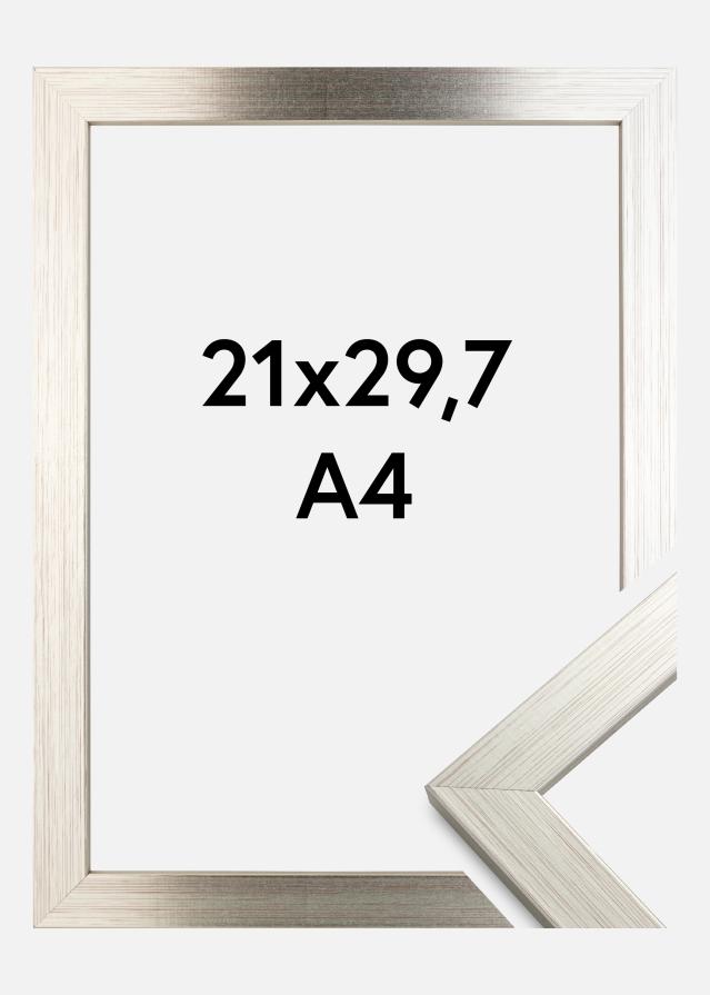 Rám Stríbrná Wood Akrylové sklo 21x29,7 cm (A4)