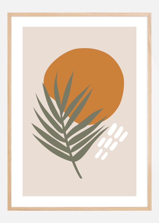 Illustrated Palm Plakát