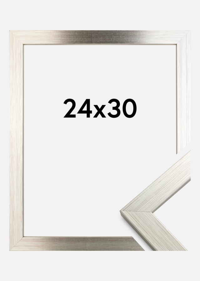 Rám Stríbrná Wood 24x30 cm