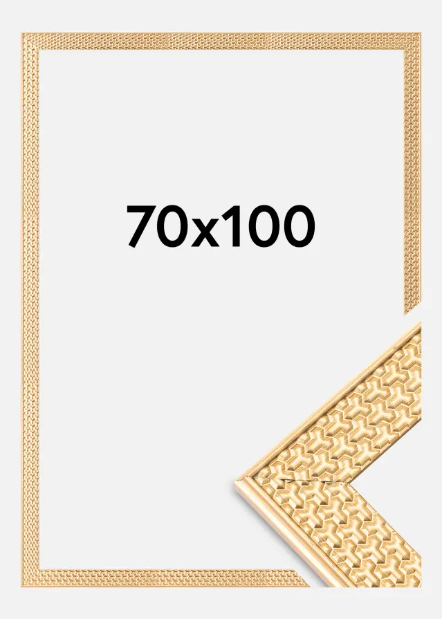 Rám Grace Akrylové sklo Zlatá 70x100 cm