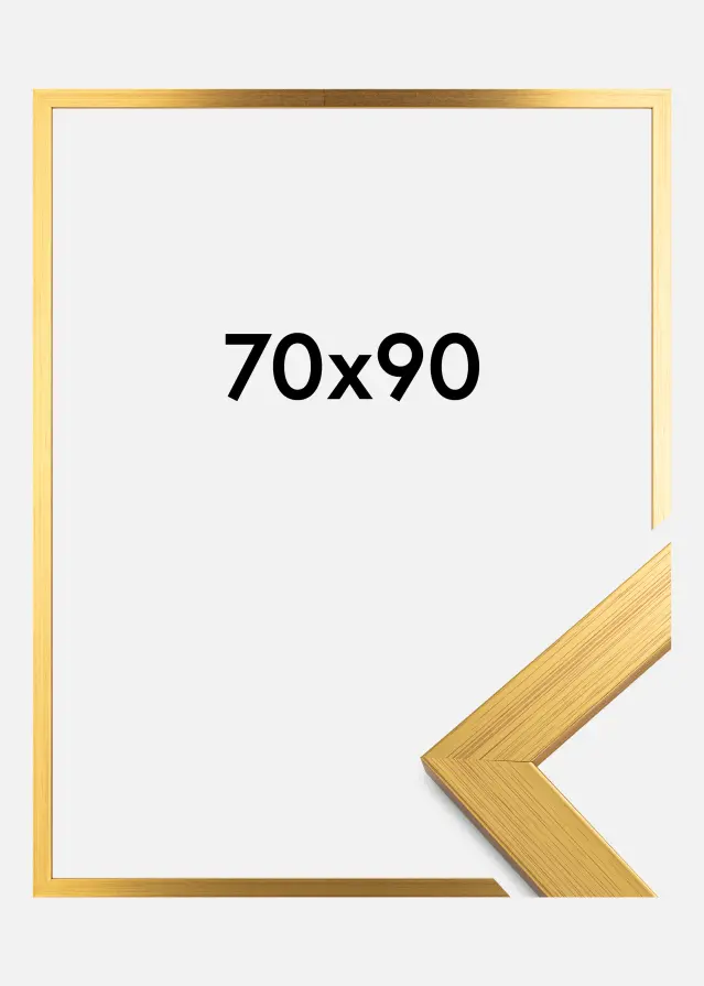 Rám Gold Wood Akrylové sklo 70x90 cm