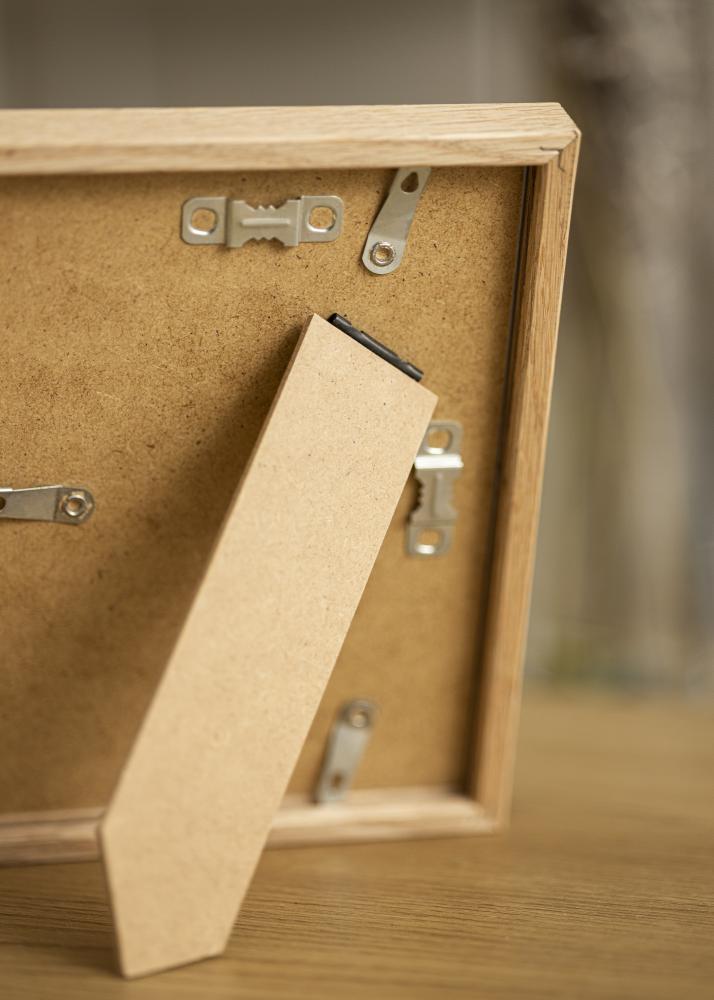 Rám E-Line Dub 13x18 cm - Pasparta Bílá 3,5x5 inches