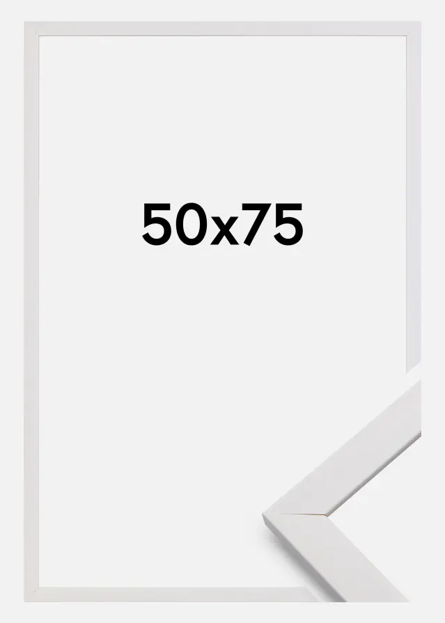 Rám Stylové Akrylové sklo Bílá 50x75 cm
