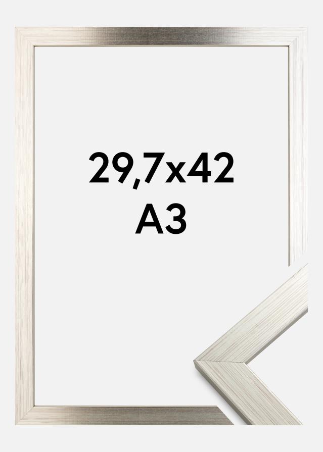 Rám Stríbrná Wood 29,7x42 cm (A3)