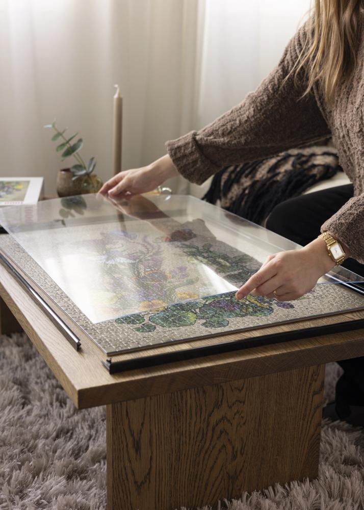 Rám na puzzle Černá 51x72 cm