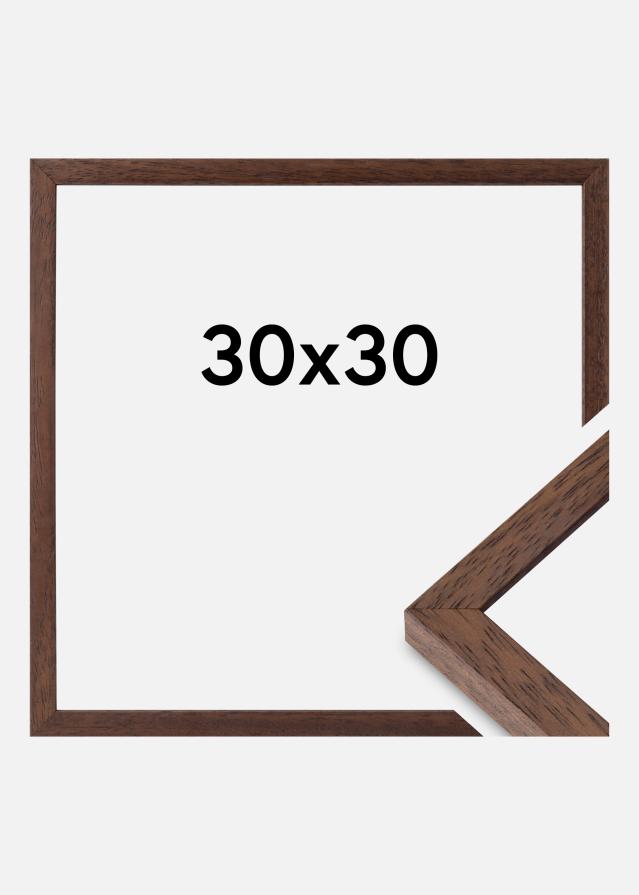 Rám Ares Akrylové sklo Teakové drevo 30x30 cm