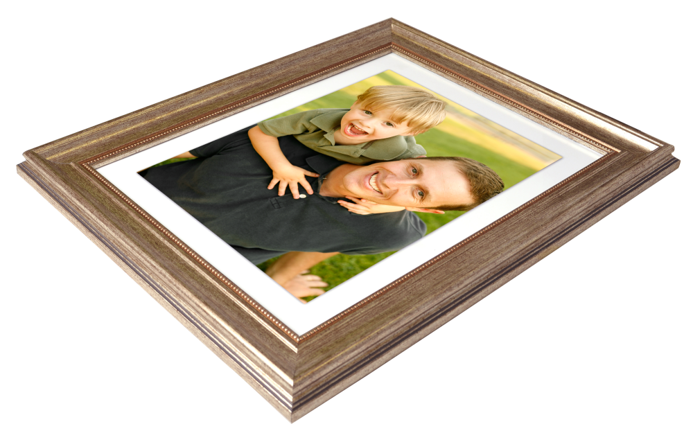 Rám Rokoko Stríbrná 40x50 cm