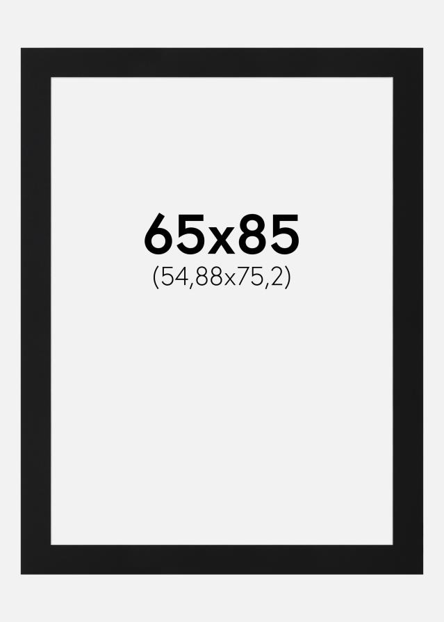 Pasparta Černý Standard (Bílé Jádro) 65x85 cm (54,88x75,2)