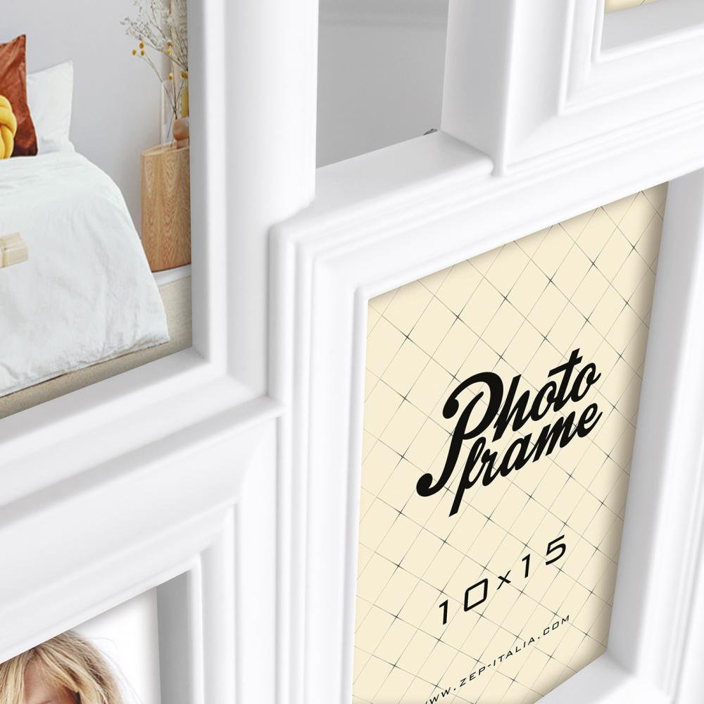 Tolosa White Kolážový rám - 8 Obrazy