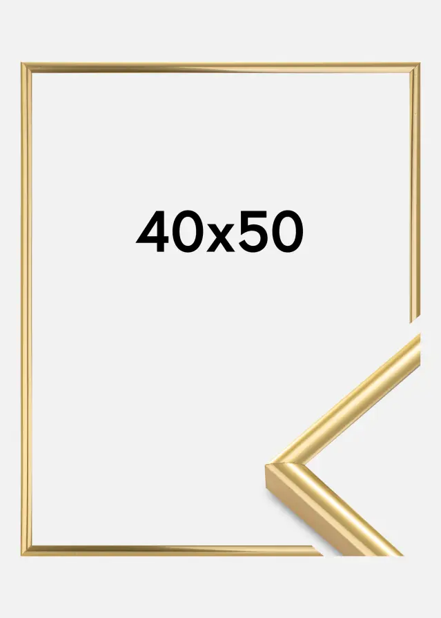 Rám Victoria Akrylové sklo Zlatá 40x50 cm