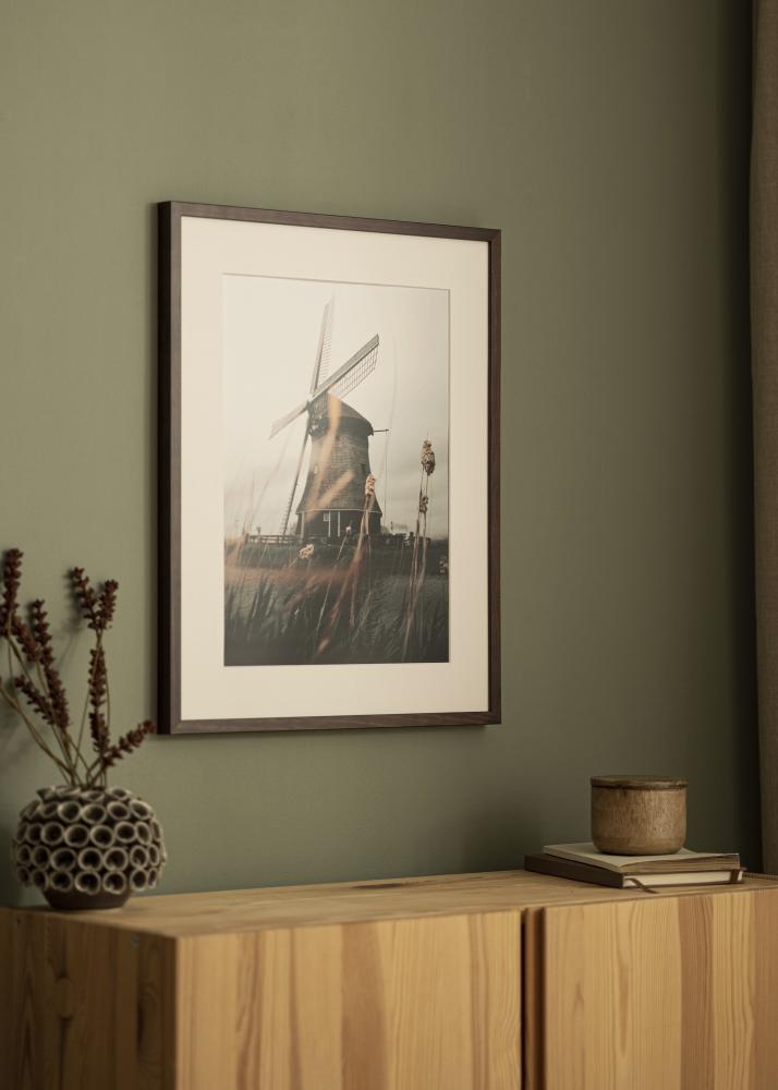 Rám E-Line Akrylové sklo Vlašký orech 50x50 cm