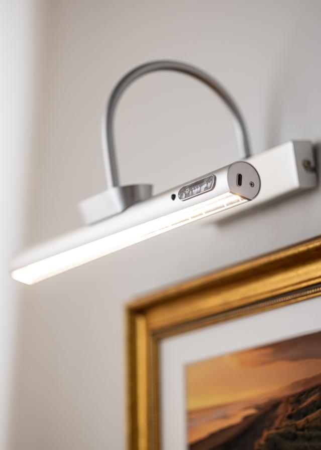 KAILA Spark Bateriové Osvětlení Obrazu 35 cm - Stříbrná