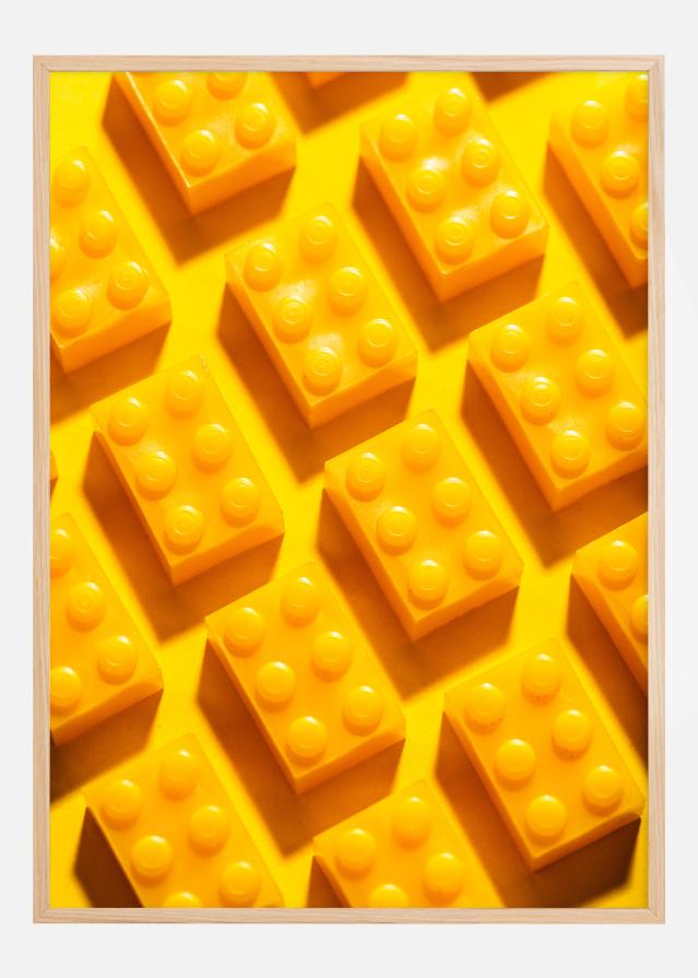 Yellow lego Plakát