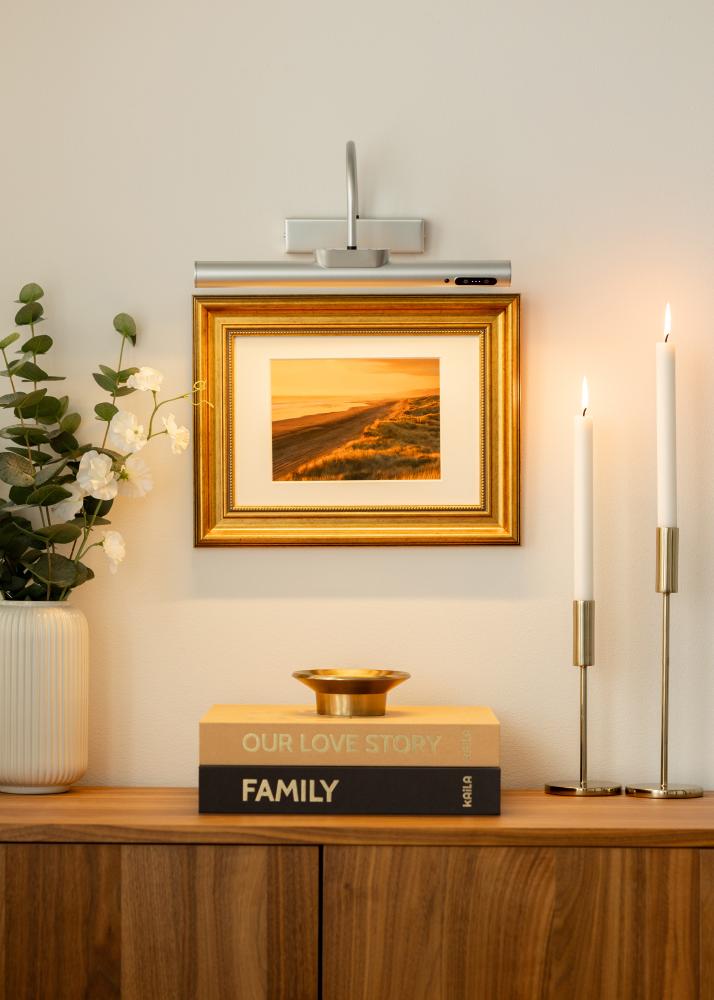 KAILA Spark Bateriové Osvětlení Obrazu 35 cm - Stříbrná