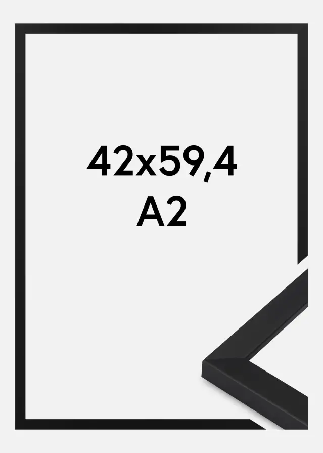 Rám Oban Akrylové sklo Černá 42x59,4 cm (A2)