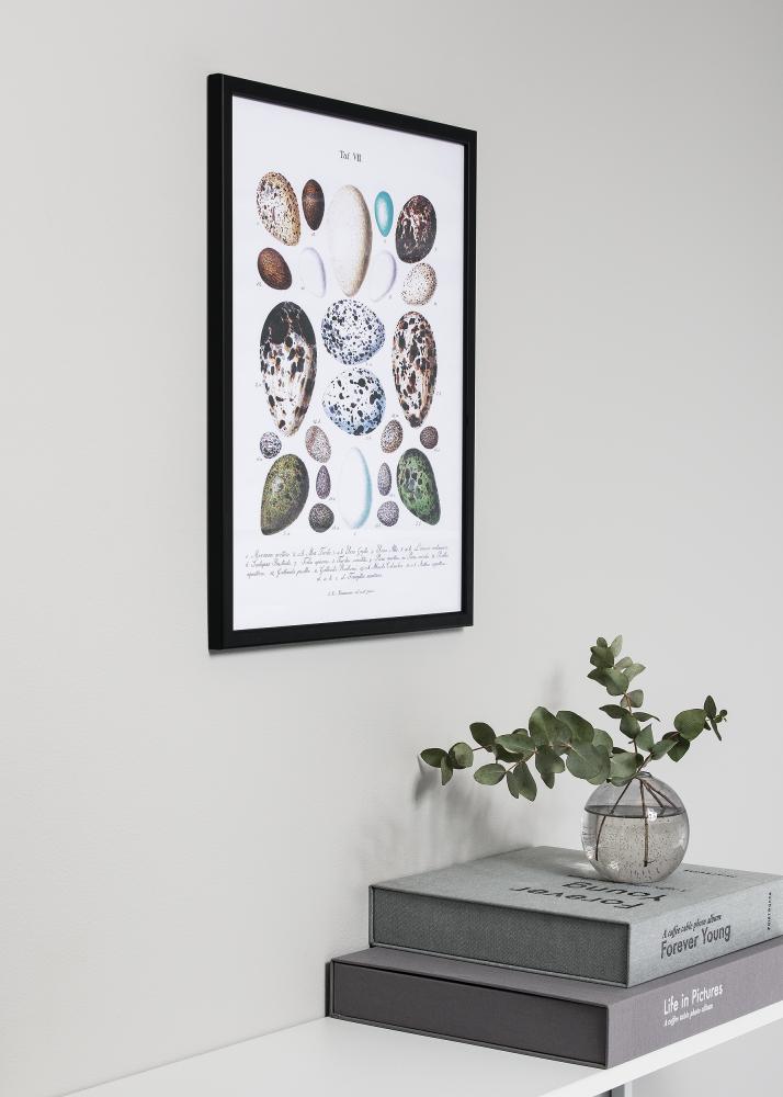 Rám Slim Matný Antireflexní sklo Cerná 13x13 cm