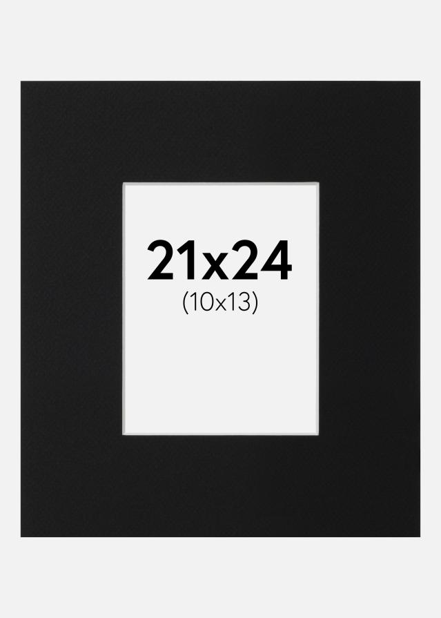 Pasparta Černý Standard (Bílé Jádro) 21x24 cm (10x13)