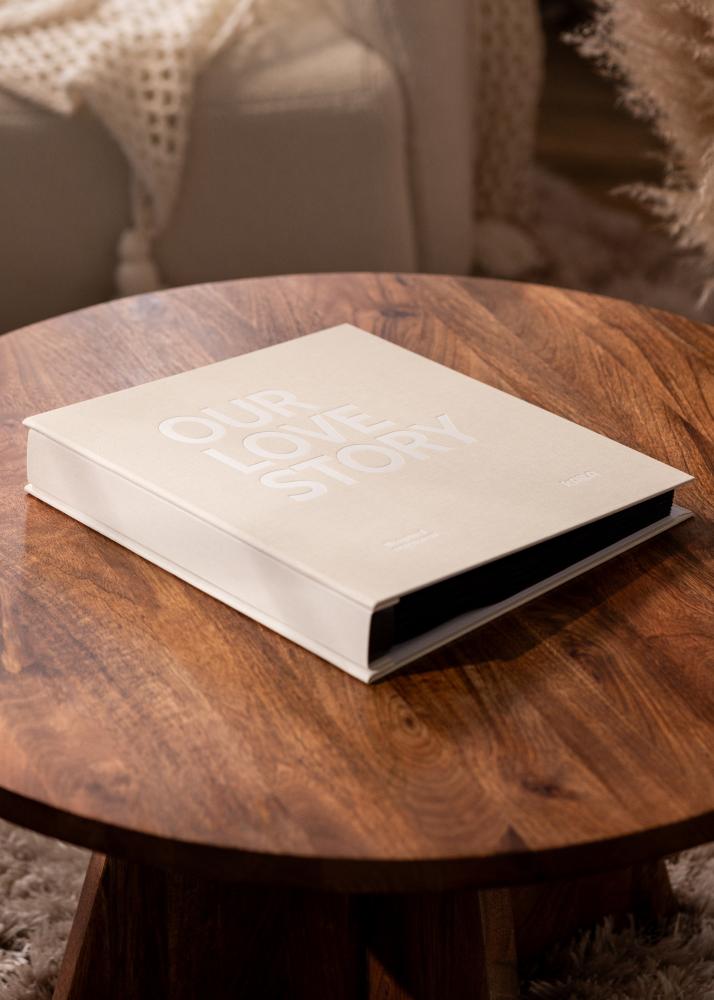 KAILA Fotoalbum OUR LOVE STORY Krém - 600 fotografií ve formátu 10x15 cm