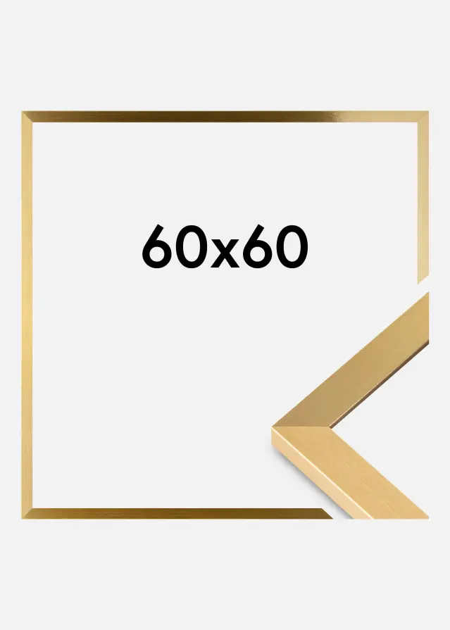 Rám Selection Akrylové sklo Zlatá 60x60 cm