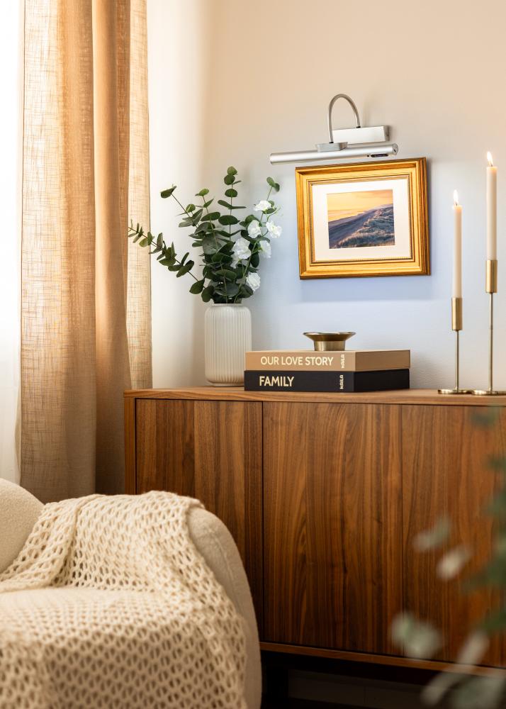 KAILA Spark Bateriové Osvětlení Obrazu 35 cm - Stříbrná