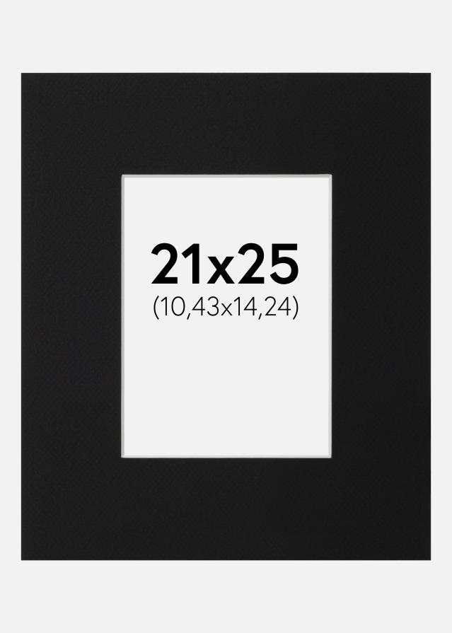 Pasparta Černý Standard (Bílé Jádro) 21x25 cm (10,43x14,24)