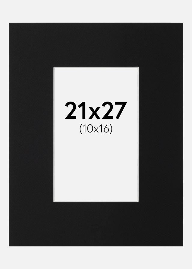 Pasparta Černý Standard (Bílé Jádro) 21x27 cm (10x16)