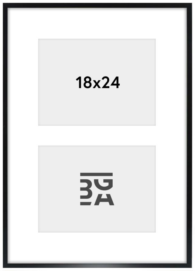 Edsbyn Kolážový rám XXII Cerná - 2 Obrazy (18x24 cm)