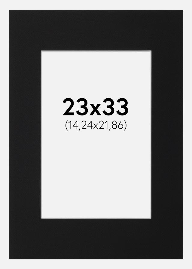 Pasparta Černý Standard (Bílé Jádro) 23x33 cm (14,24x21,86)