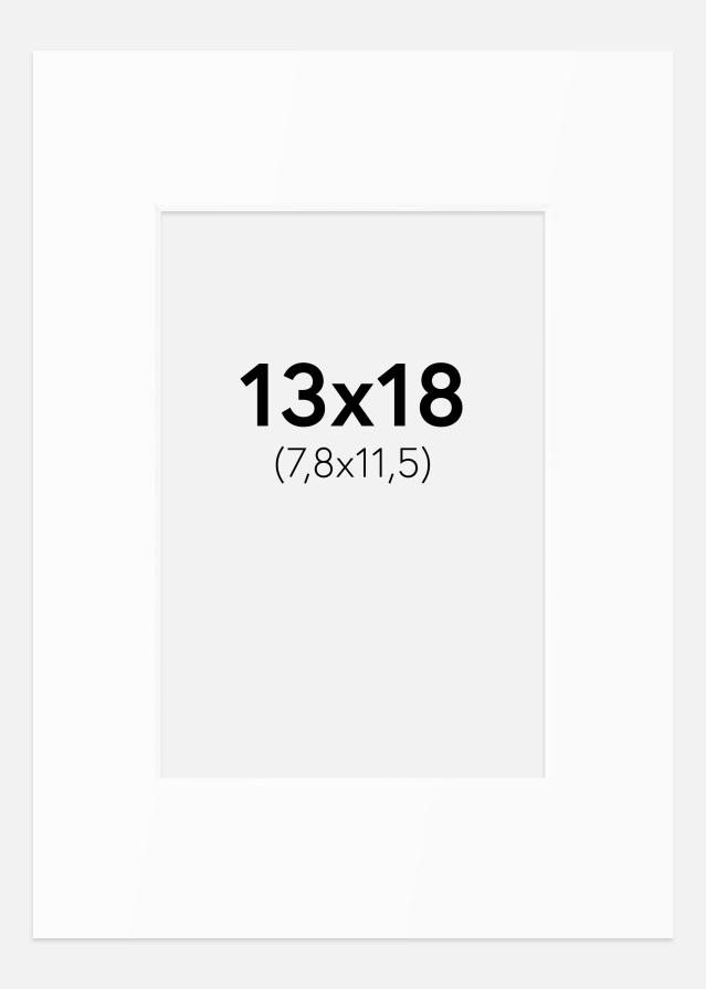 Pasparta Bílý Standard (Bílé Jádro) 13x18 cm (7,8x11,5)