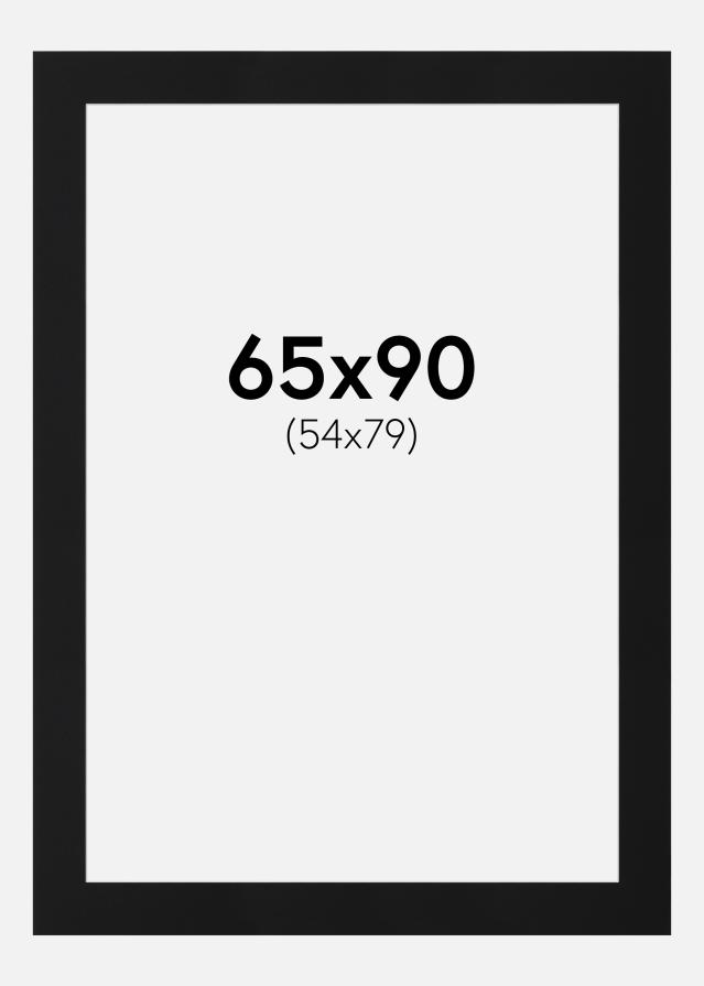 Pasparta Černý Standard (Bílé Jádro) 65x90 cm (54x79)