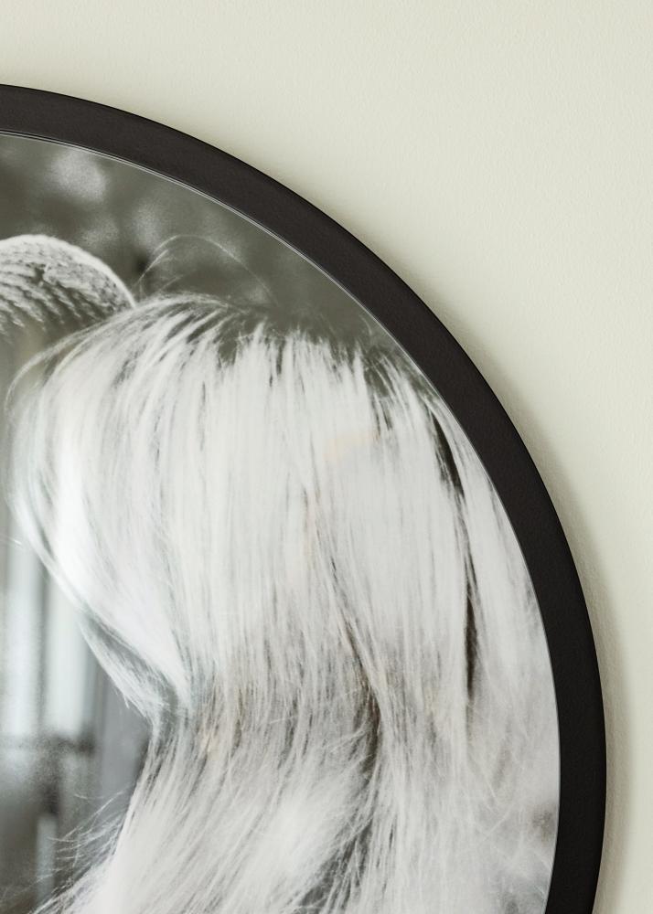 Kulatý Rám Akrylové sklo Cerná 40 cm Ø