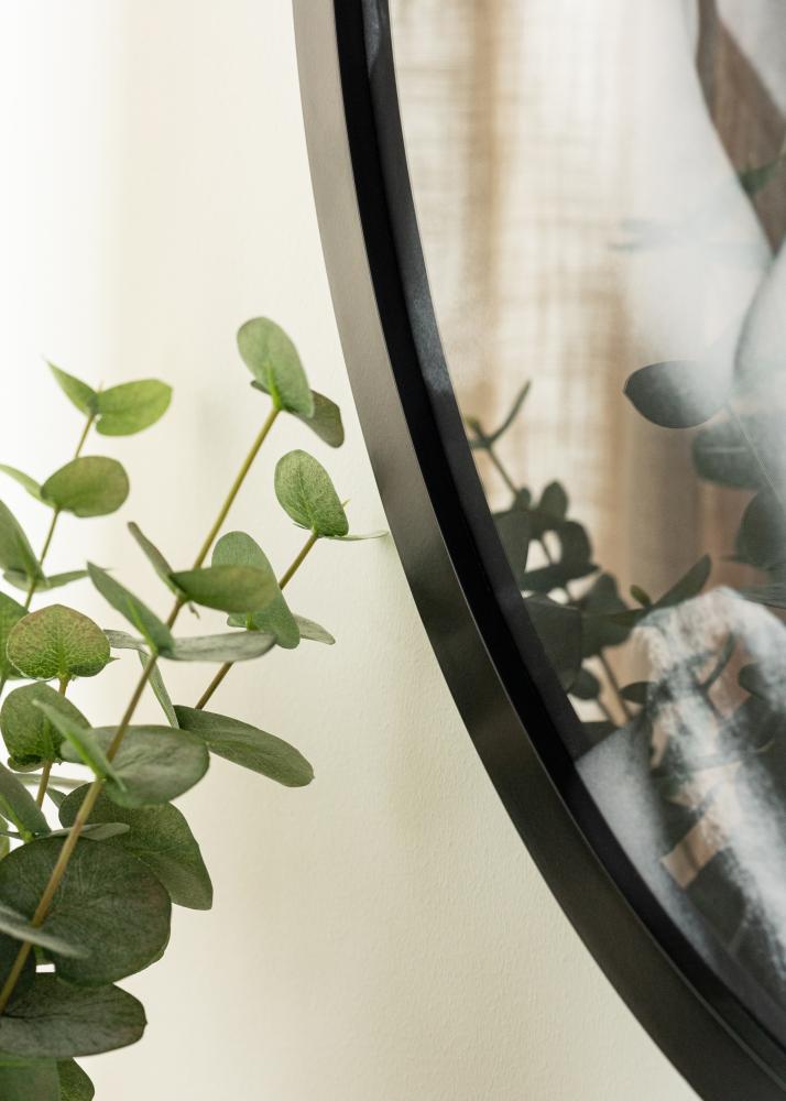 Kulatý Rám Akrylové sklo Cerná 40 cm Ø