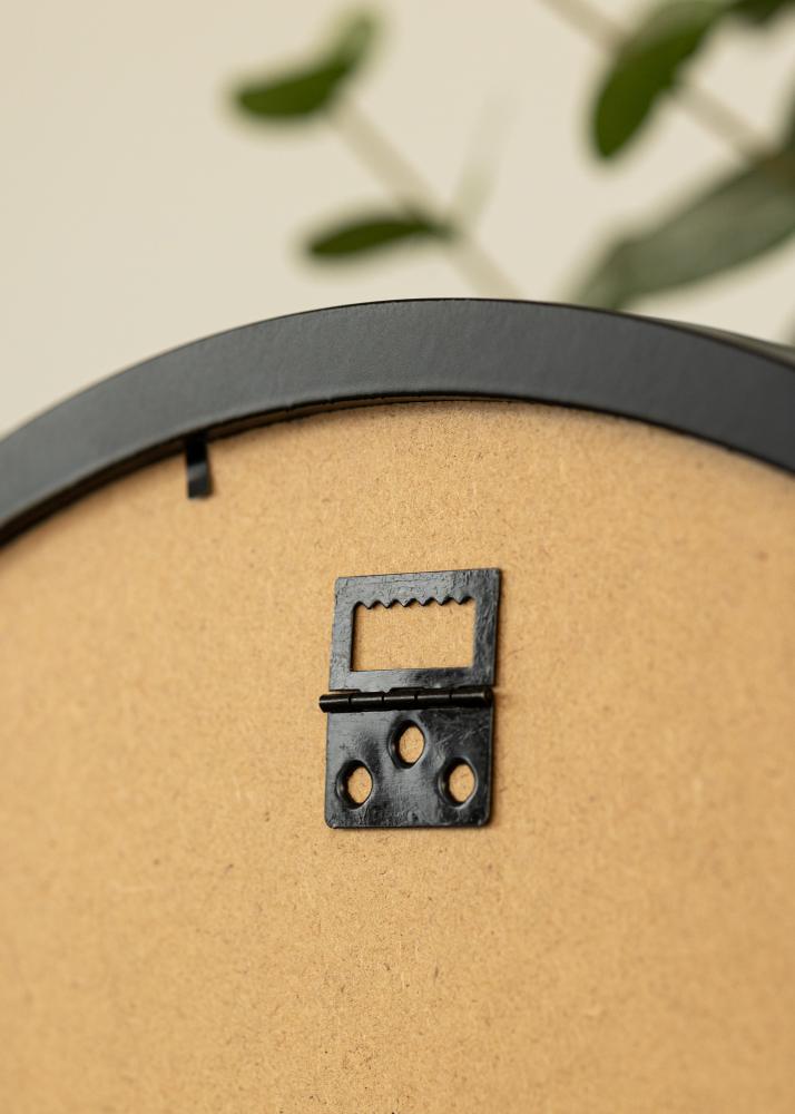 Kulatý Rám Akrylové sklo Cerná 40 cm Ø