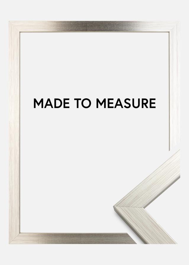 Rám Stríbrná Wood - Volitelná velikost