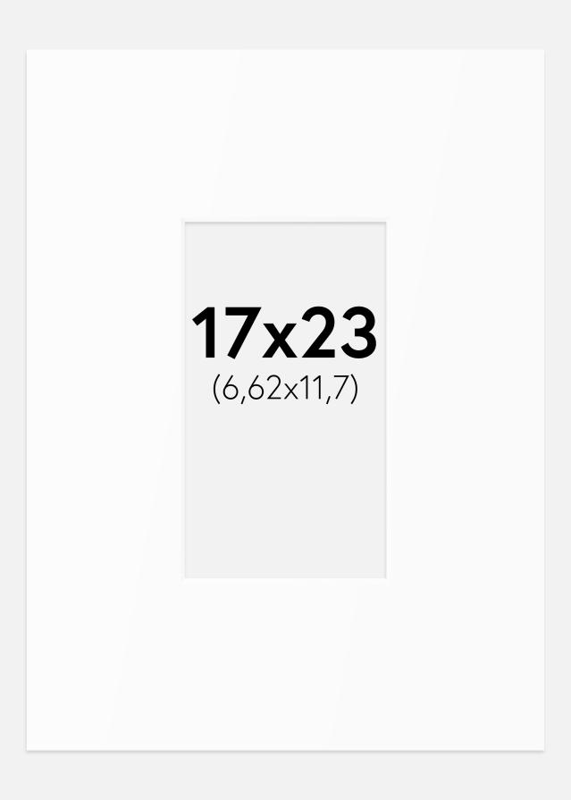 Pasparta Bílý Standard (Bílé Jádro) 17x23 cm (6,62x11,7)
