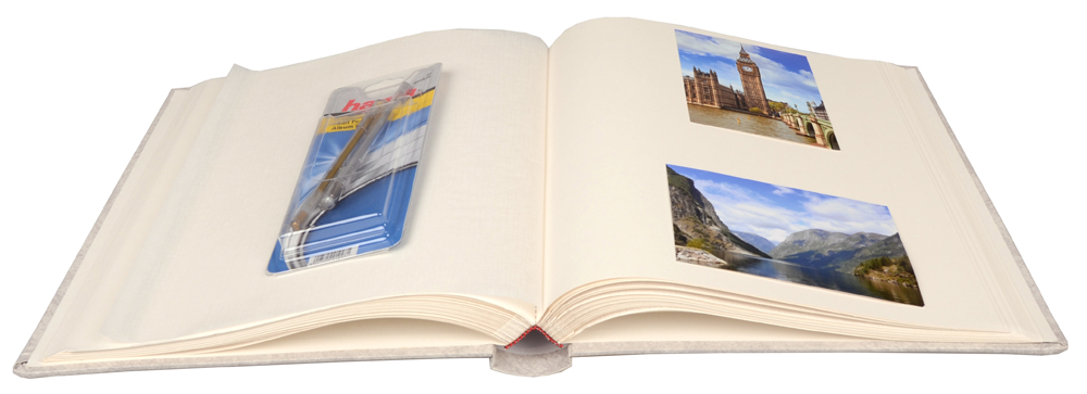 Henzo Basic Line Fotoalbum Bílá - 30x36 cm (80 Bílá Strany / 40 listů)