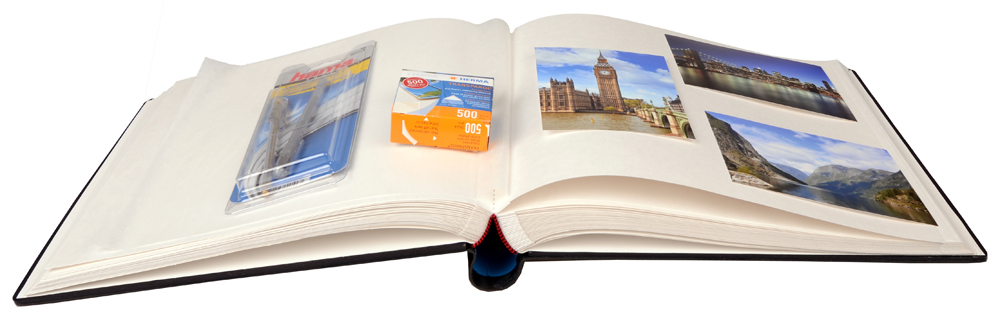 Henzo Smrk Cara Premium Fotoalbum - Cerná - 31x33 cm (100 Bílá Strany)