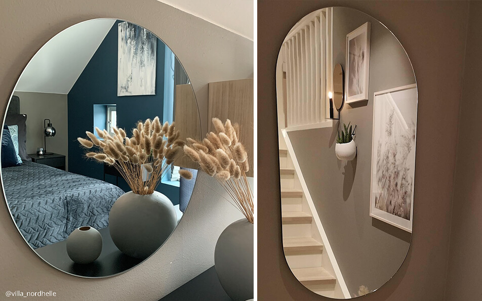 Zrcadlo ložnice - zrcadlo chodba