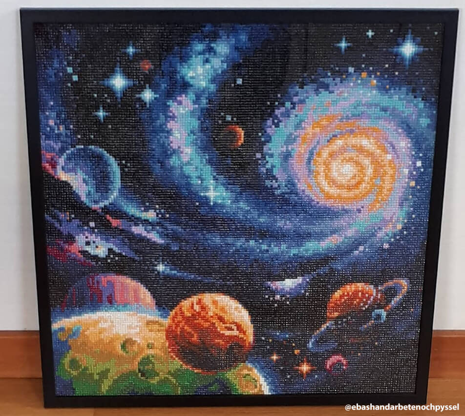 Zarámovaný diamantový obraz