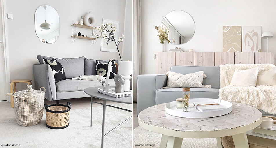 Interiér obývacího pokoje – světlý a svěží