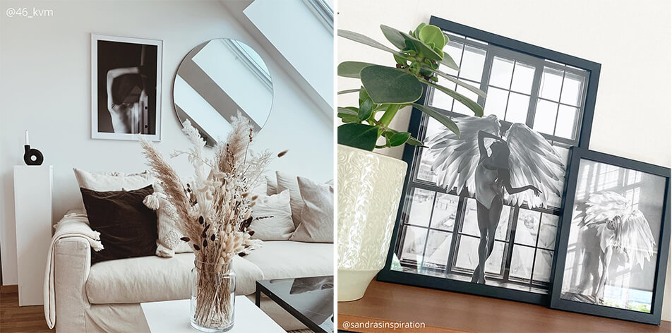 Rámy na černobílé fotografie