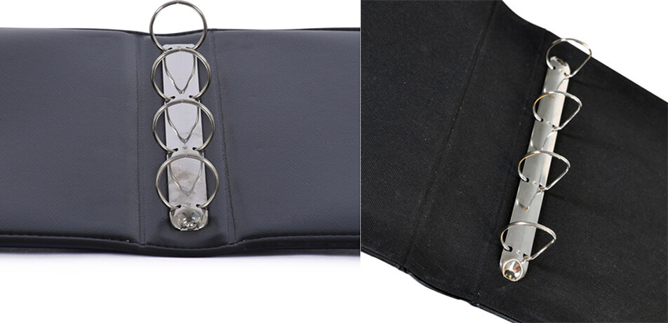 Černé kroužkové pořadače – fotoalbum s kroužkovým pořadačem