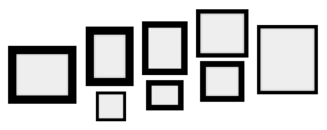 Obrazová stěna – organizovaný chaos