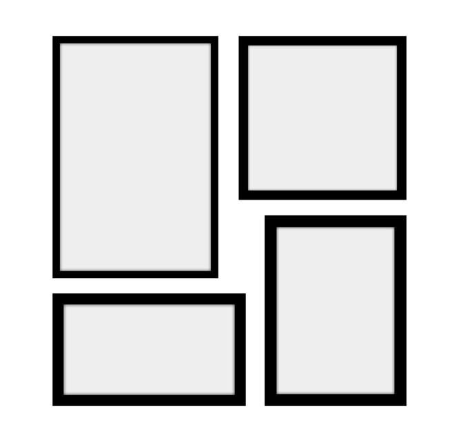 Sjednocená obrazová stěna se 4 obrázky